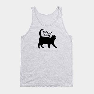 Black Cat Good Luck Tank Top